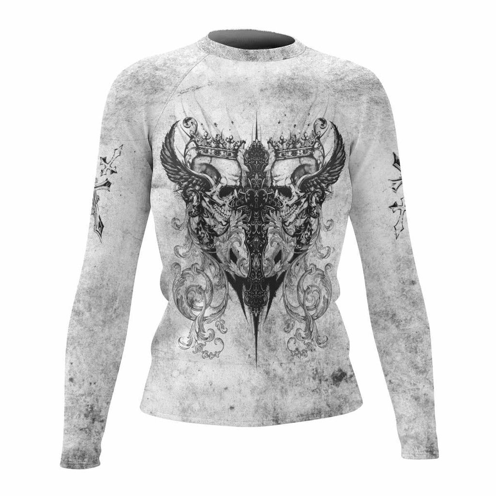 Gothic Angel Cross Rash Guard