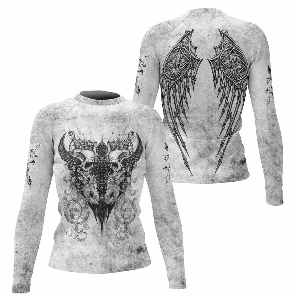Gothic Angel Cross Rash Guard