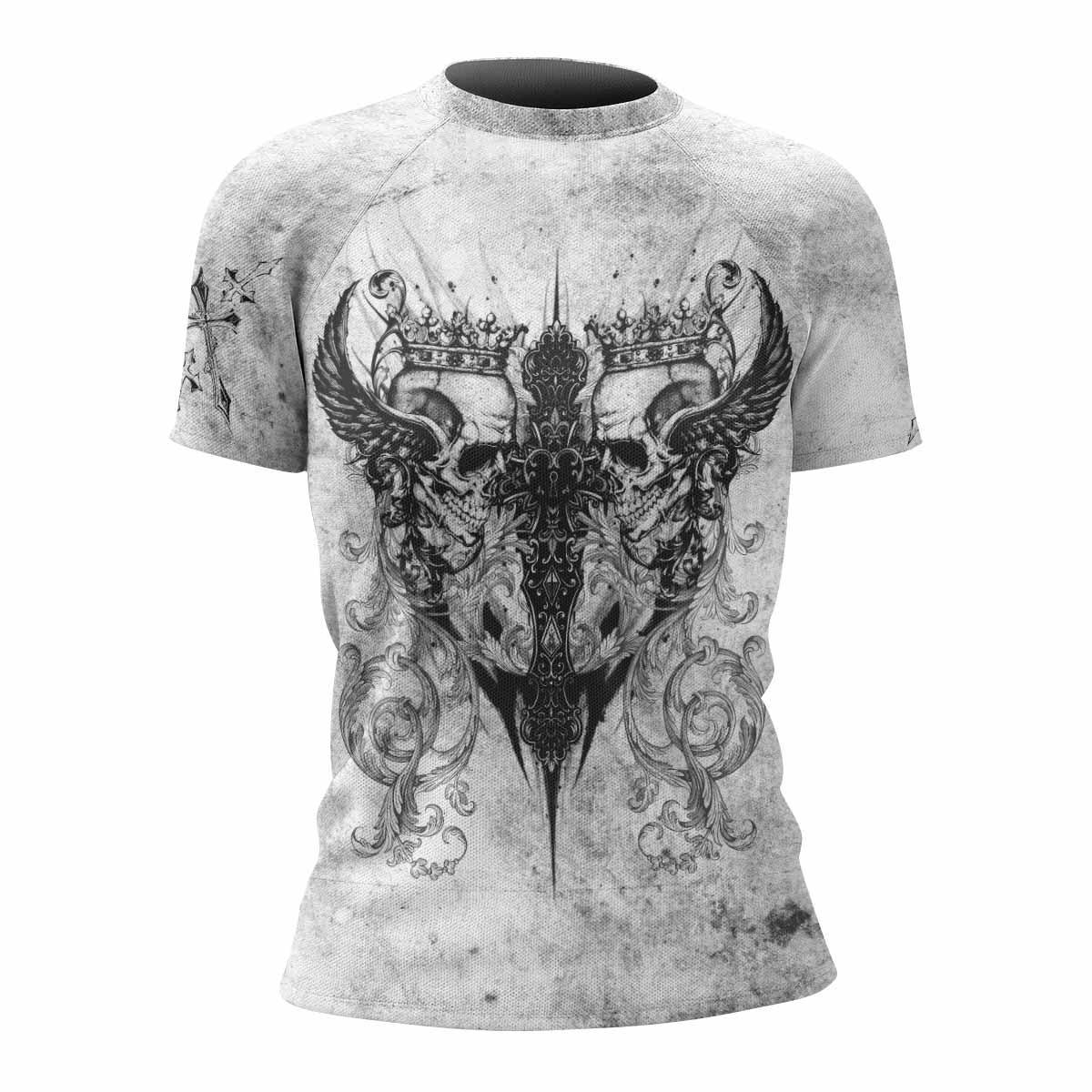 Gothic Angel Cross Rash Guard