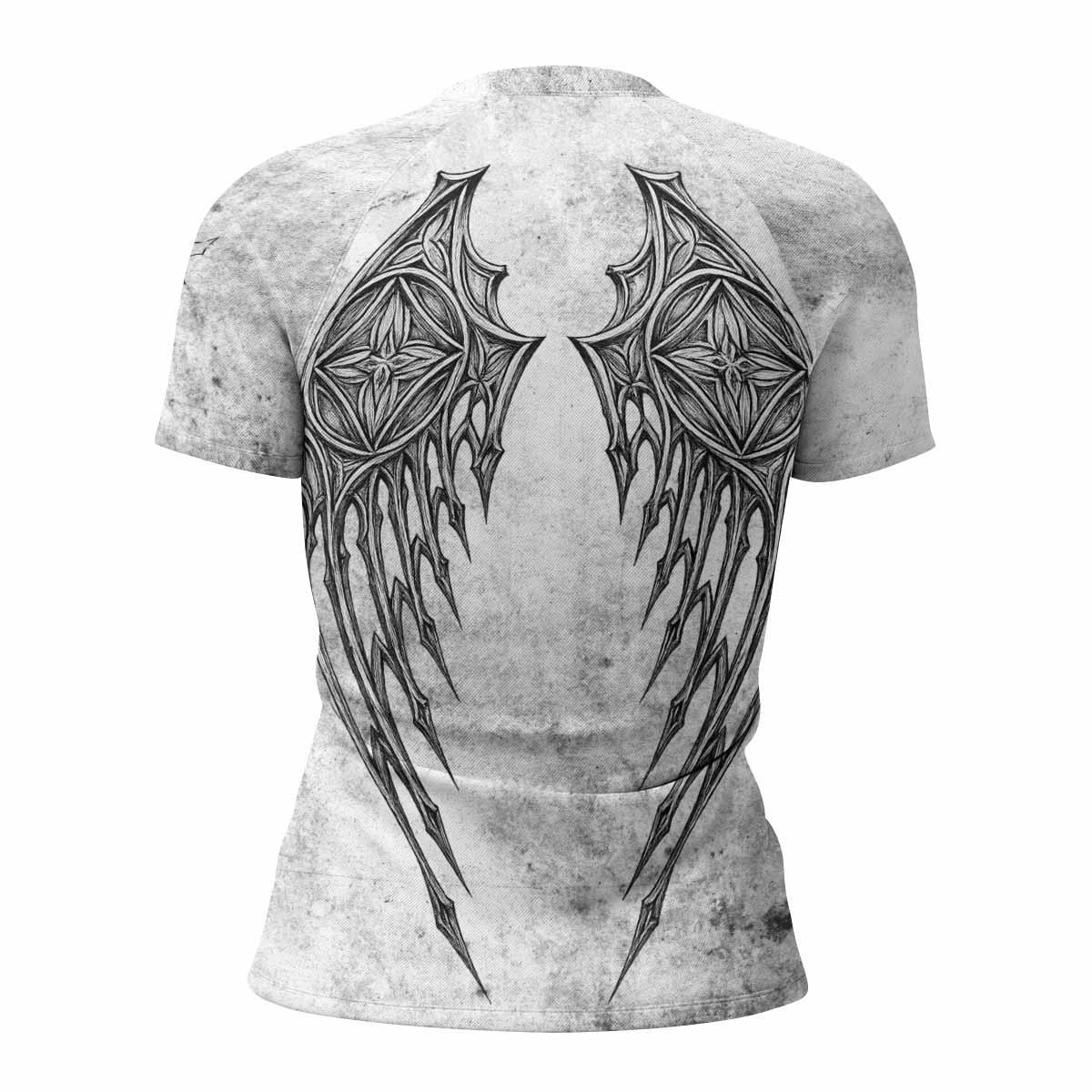 Gothic Angel Cross Rash Guard