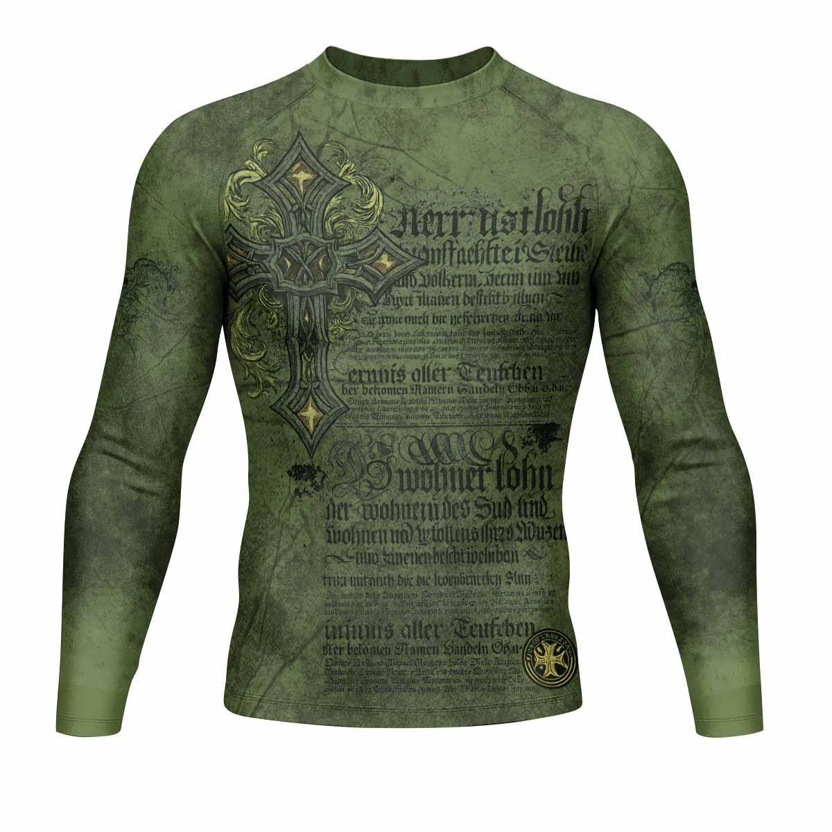Gothic Cross Rash Guard