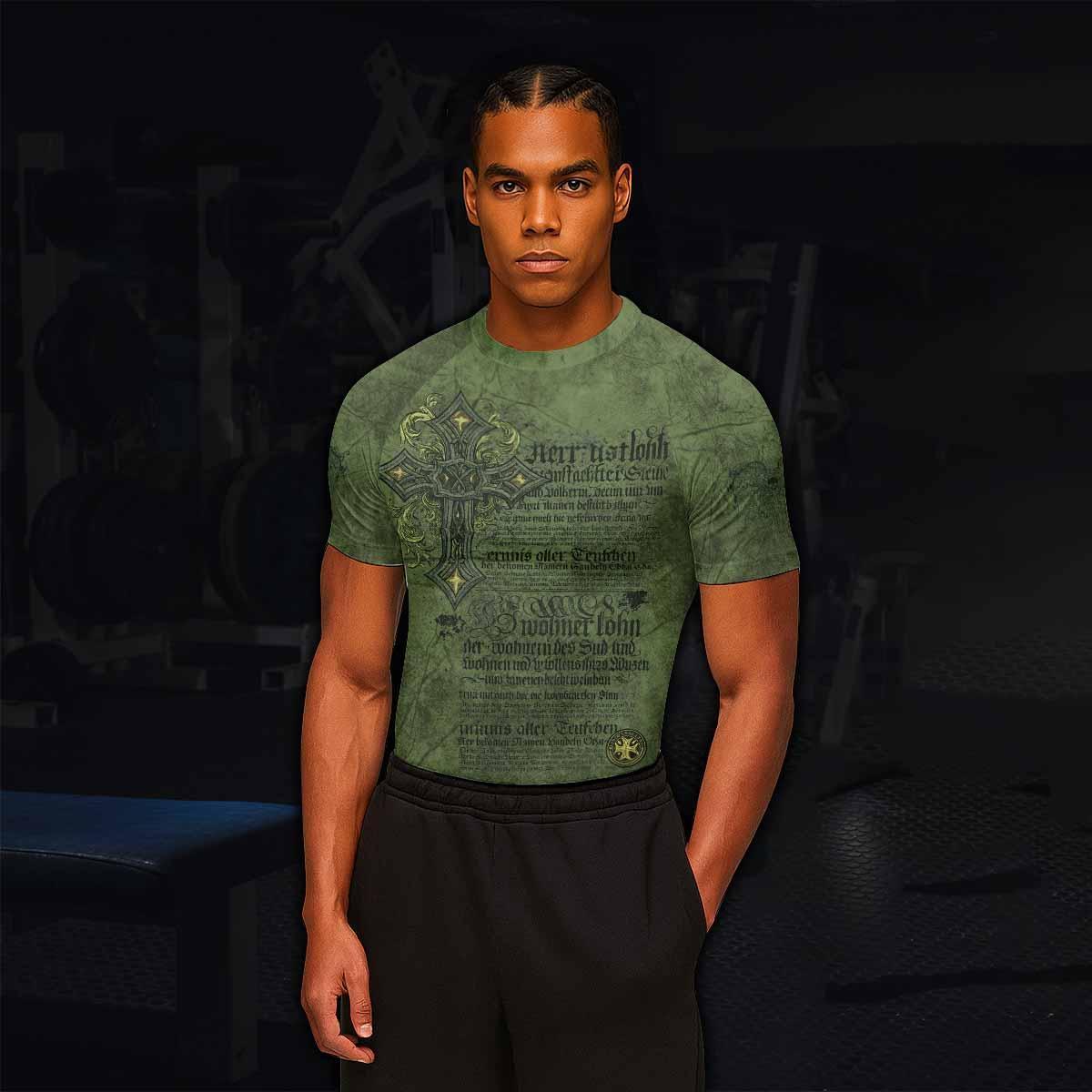 Gothic Cross Rash Guard