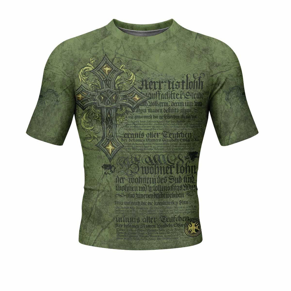 Gothic Cross Rash Guard