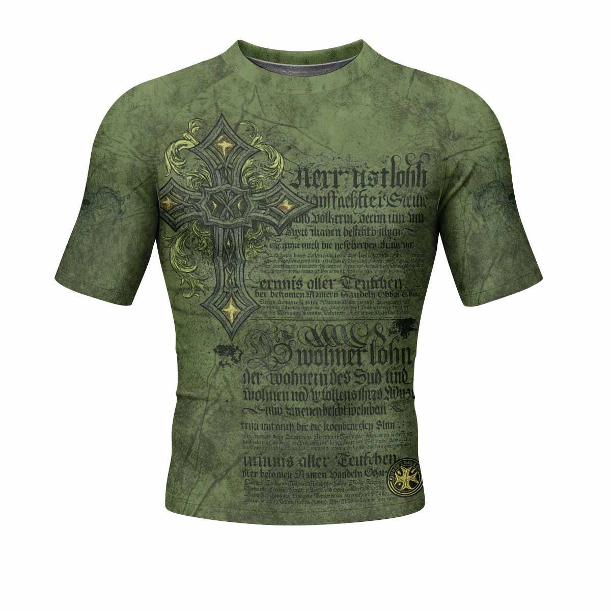 Gothic Cross Rash Guard