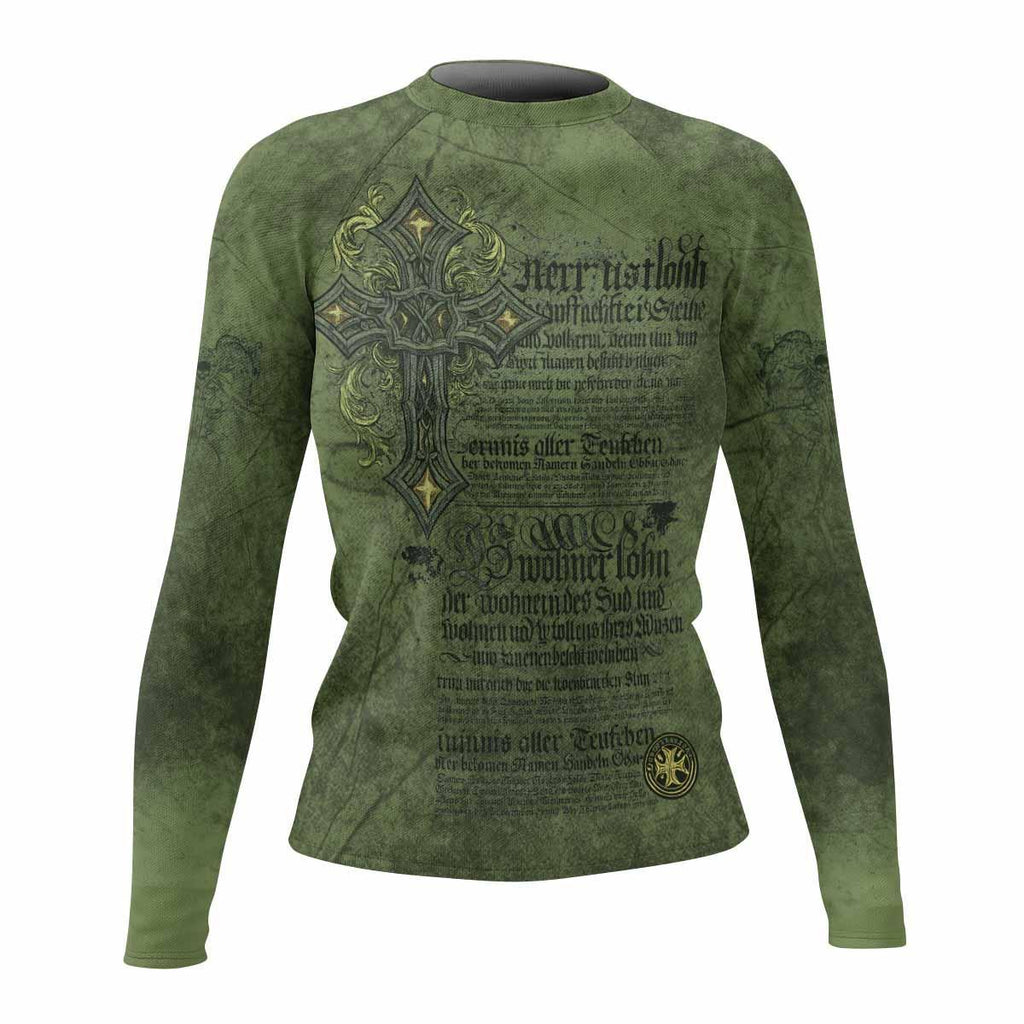 Gothic Cross Rash Guard