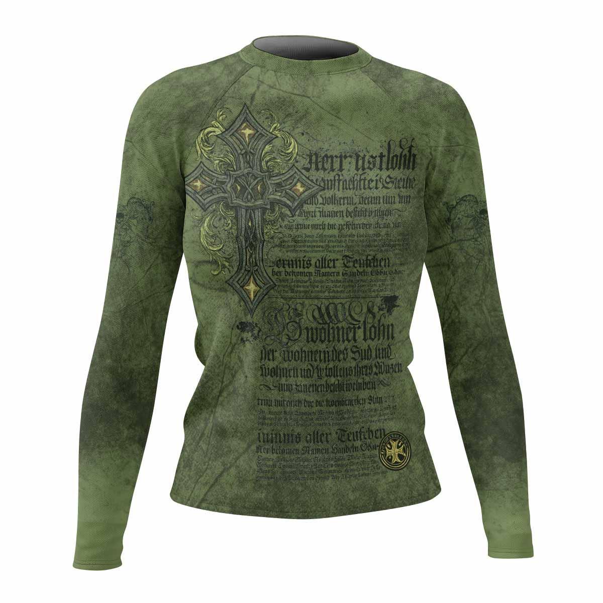 Gothic Cross Rash Guard
