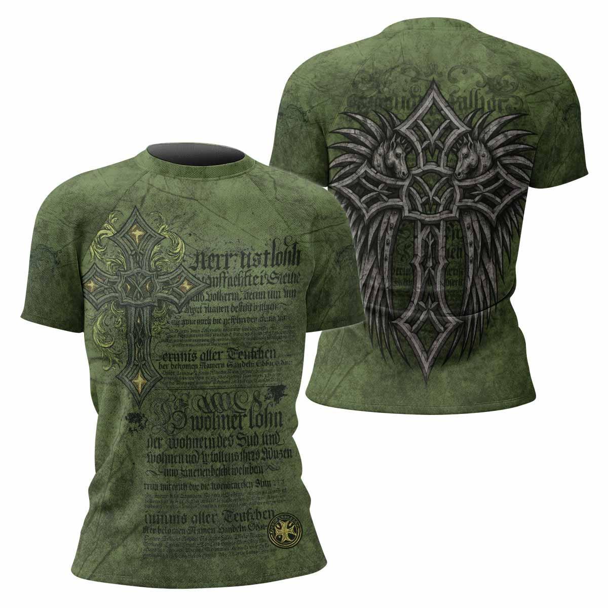 Gothic Cross Rash Guard