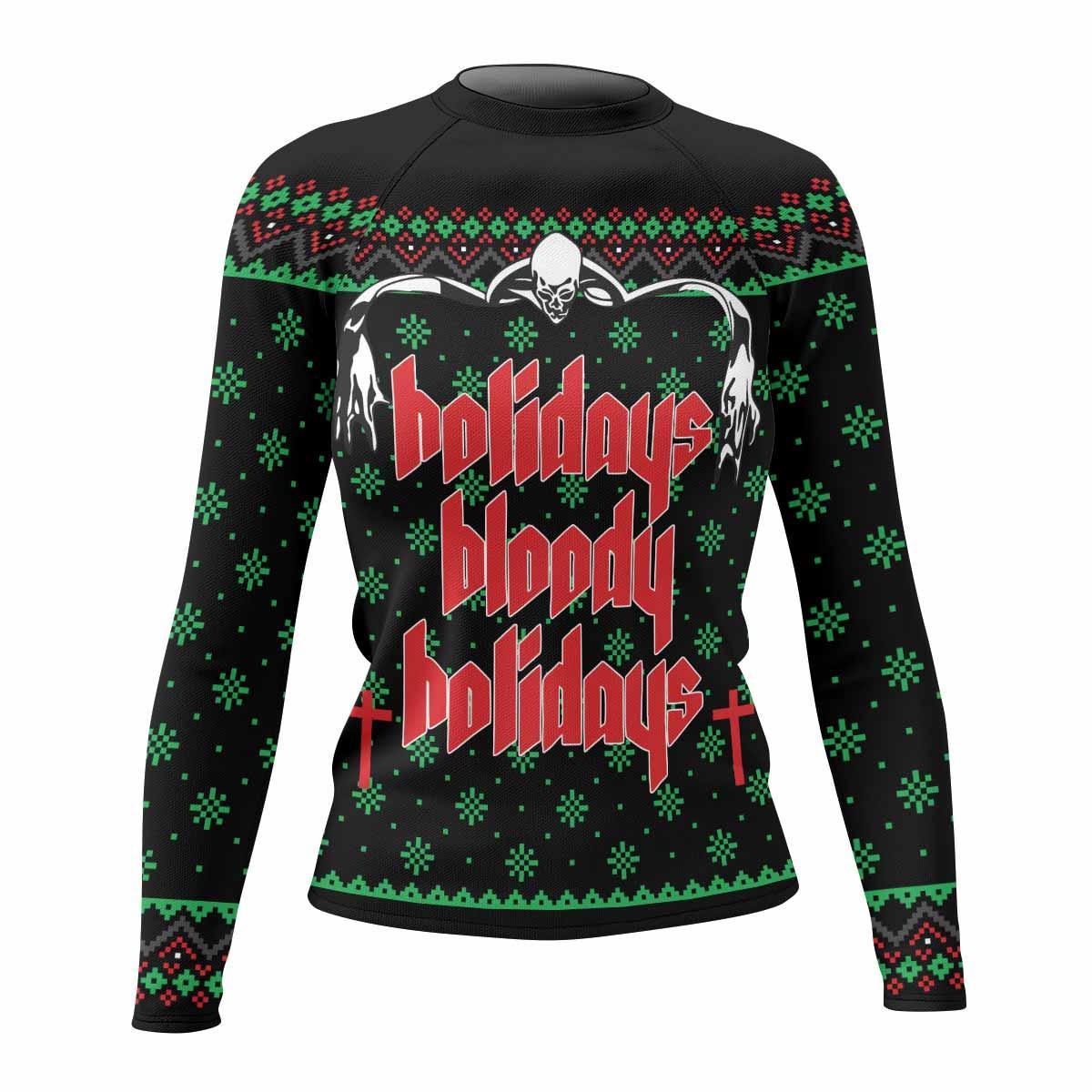 Holidays Bloody Holidays Rash Guard