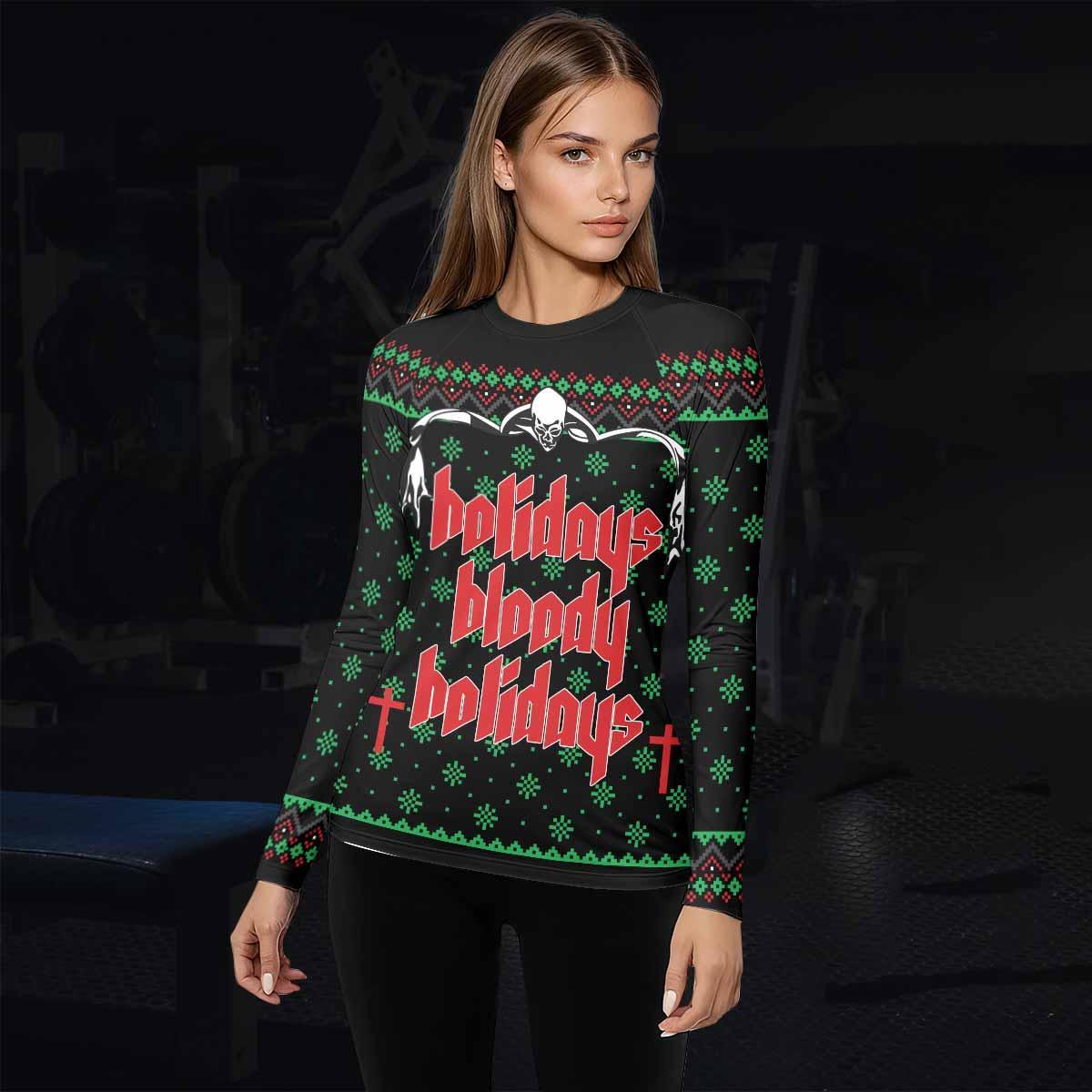 Holidays Bloody Holidays Rash Guard