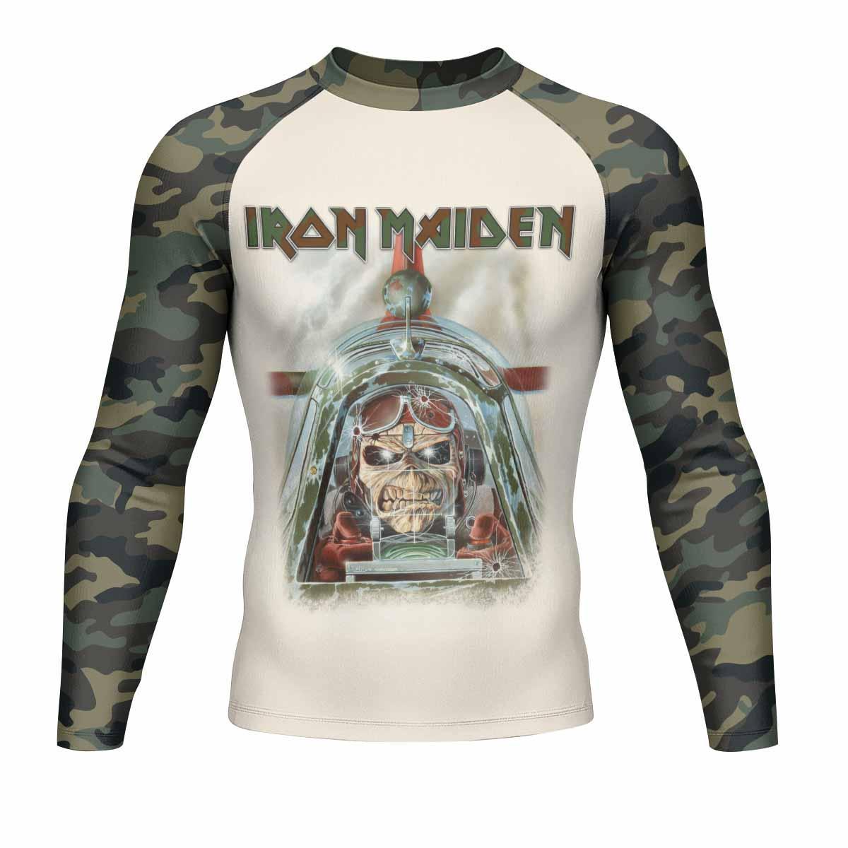 Iron Maiden Aces High Chokes Tight Rash Guard