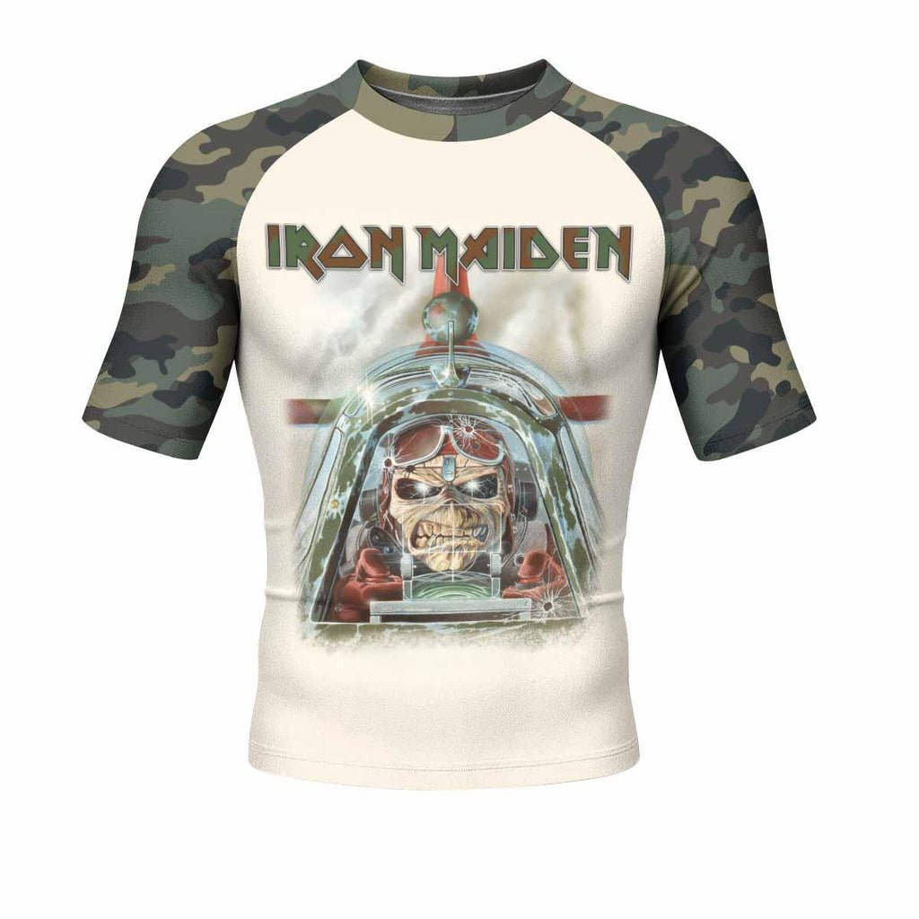 Iron Maiden Aces High Chokes Tight Rash Guard