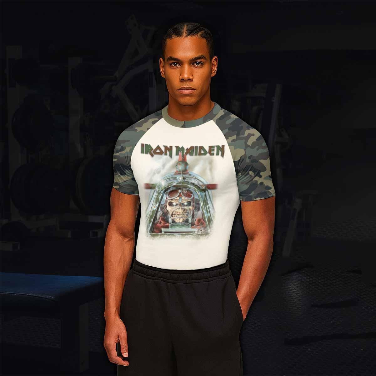 Iron Maiden Aces High Chokes Tight Rash Guard