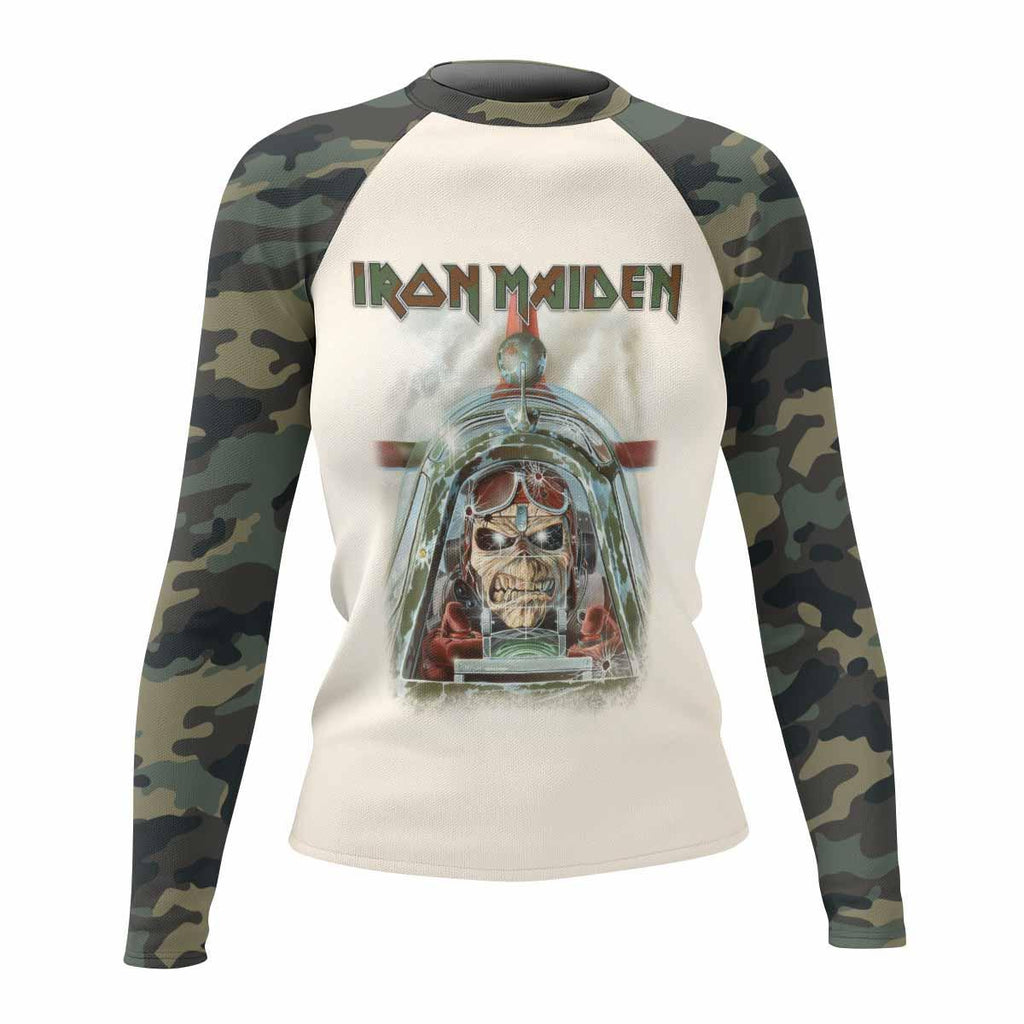 Iron Maiden Aces High Chokes Tight Rash Guard
