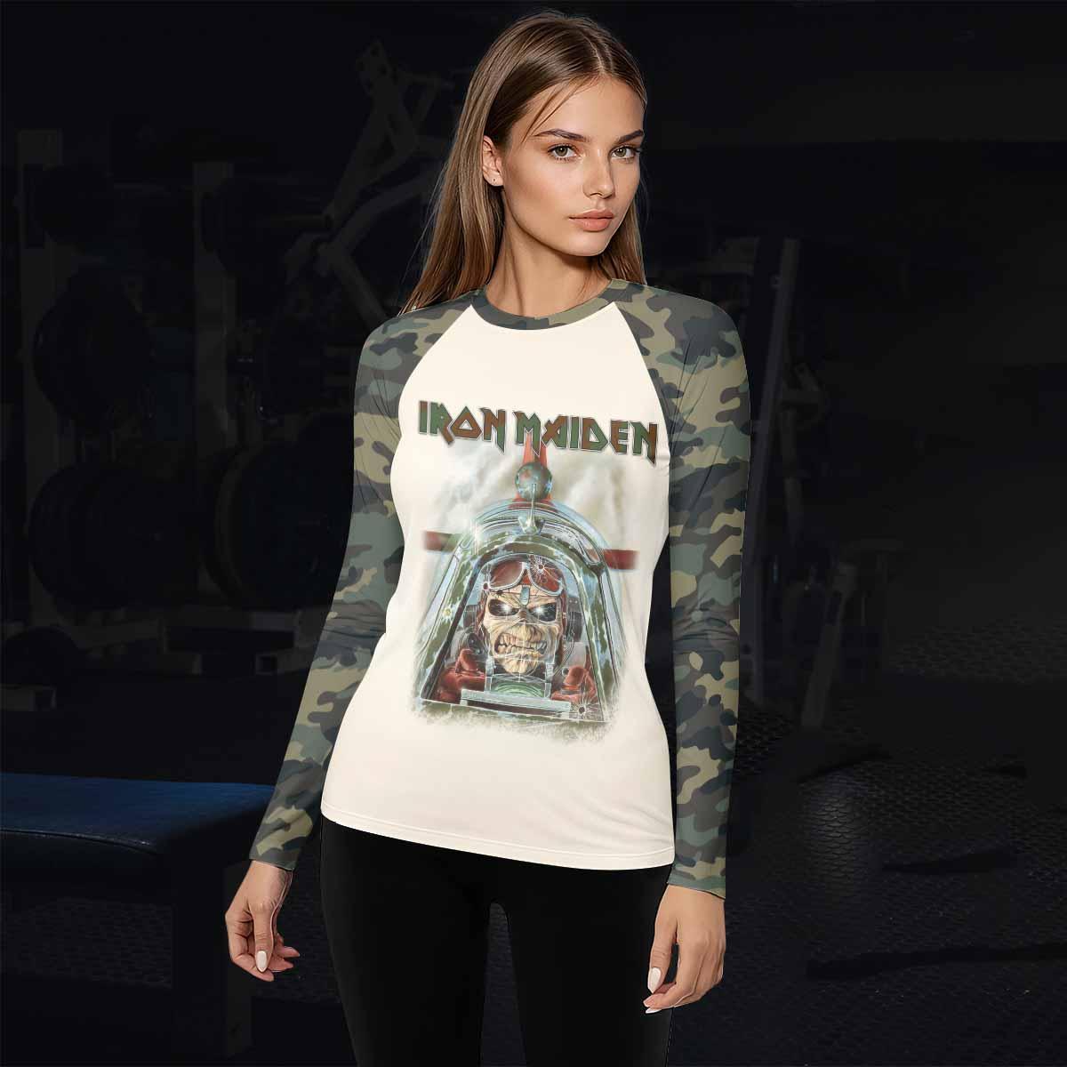 Iron Maiden Aces High Chokes Tight Rash Guard