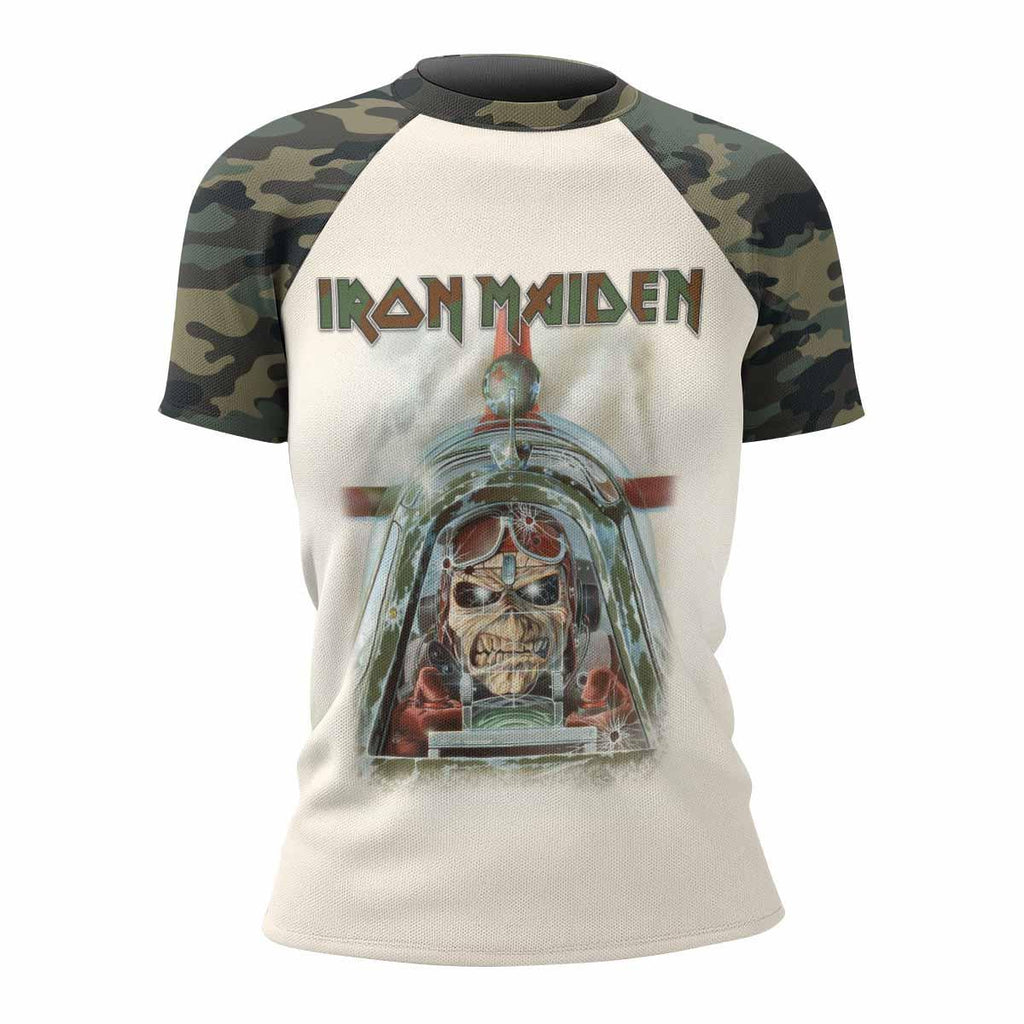 Iron Maiden Aces High Chokes Tight Rash Guard