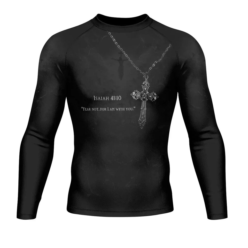 Isaiah 41:10 Fear Not Rash Guard
