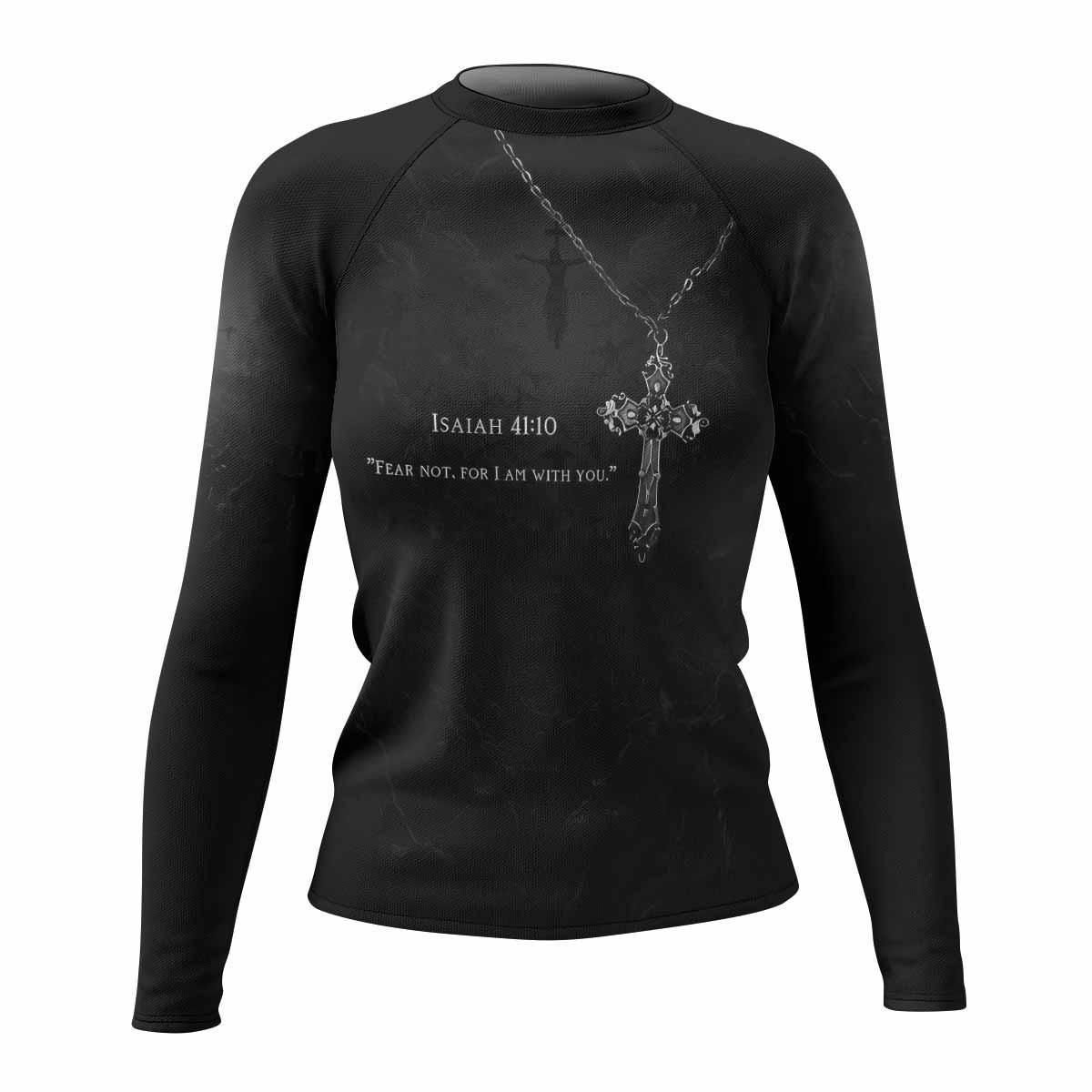 Isaiah 41:10 Fear Not Rash Guard
