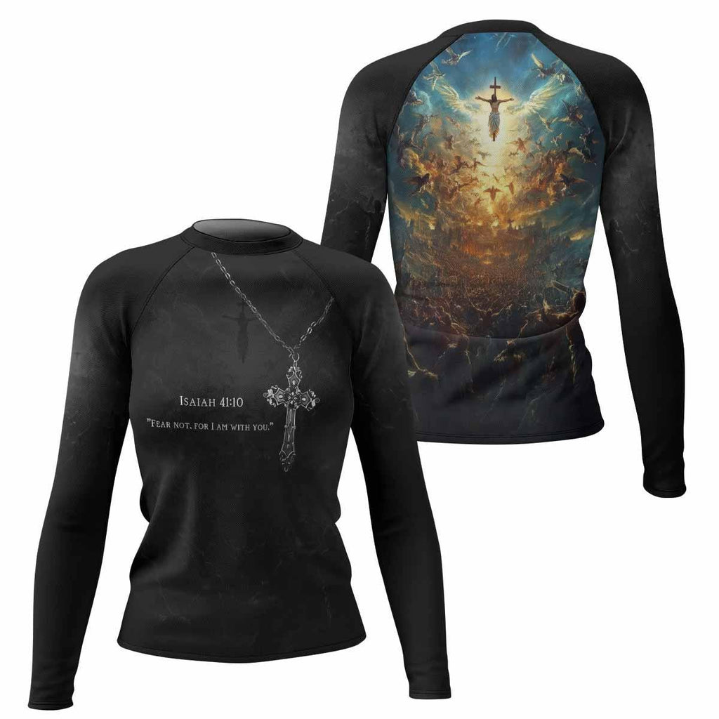 Isaiah 41:10 Fear Not Rash Guard