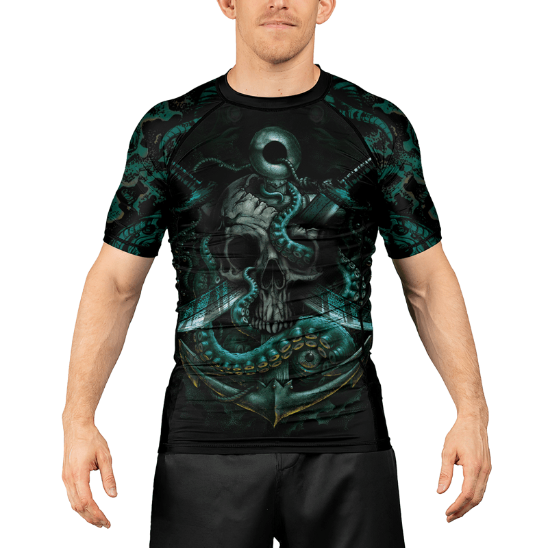 Rashninja The Kraken Men's Short Sleeve Rash Guard