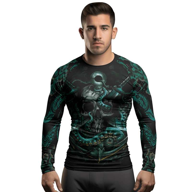 Rashninja The Kraken Men's Long Sleeve Rash Guard