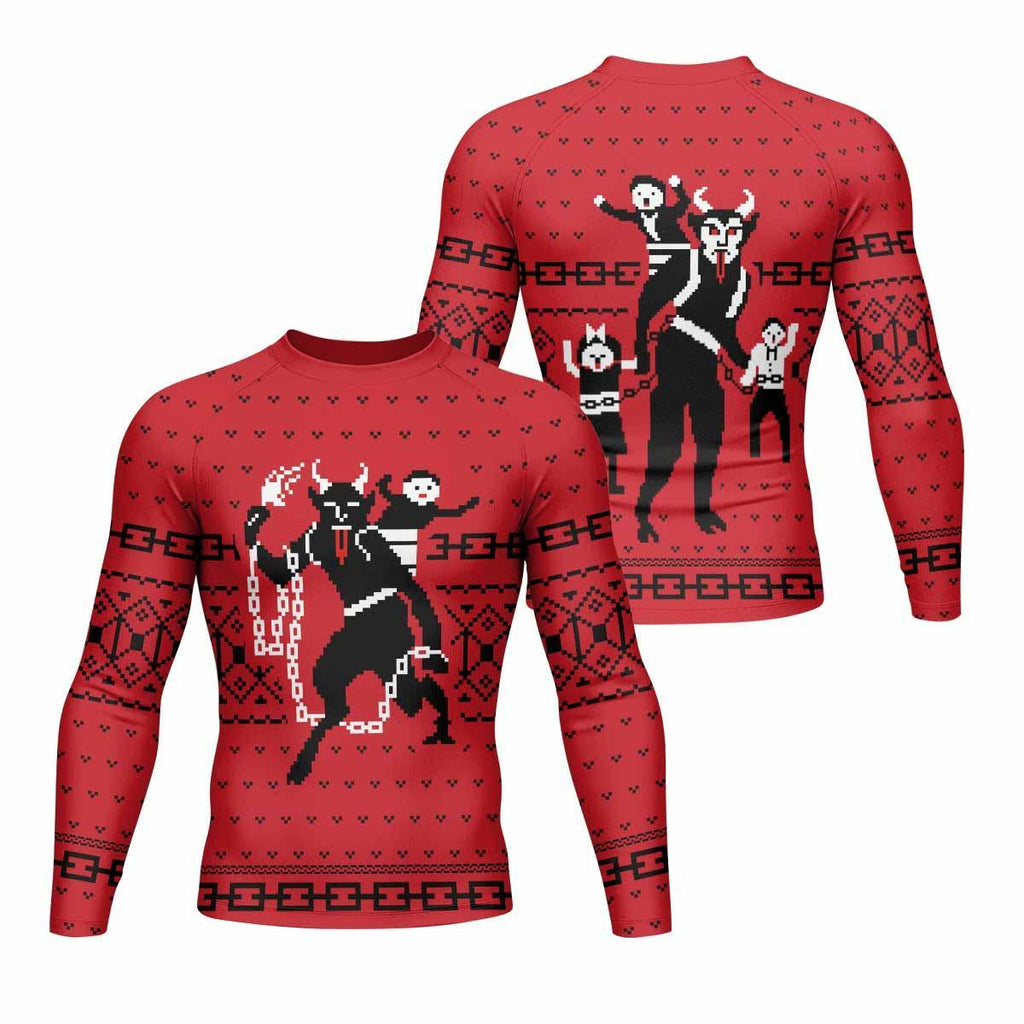 Krampus Christmas Rash Guard
