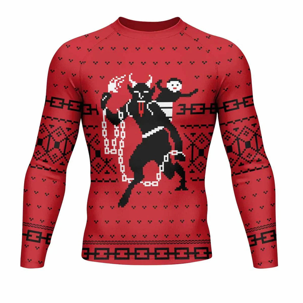 Krampus Christmas Rash Guard