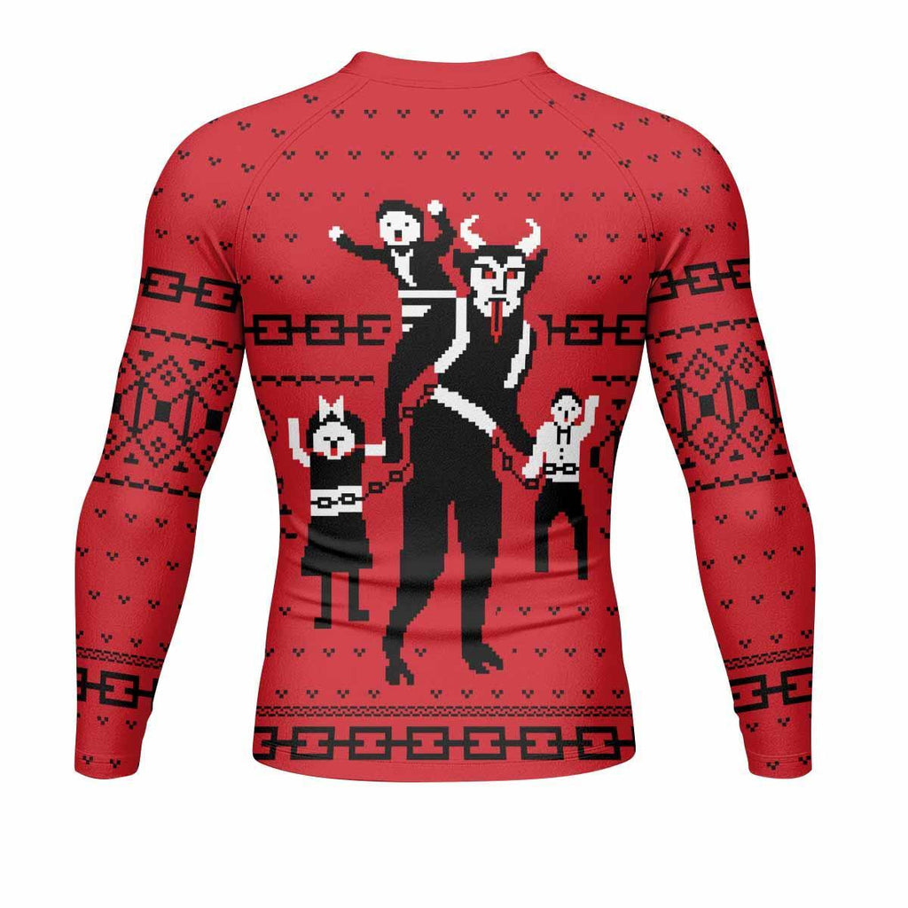 Krampus Christmas Rash Guard