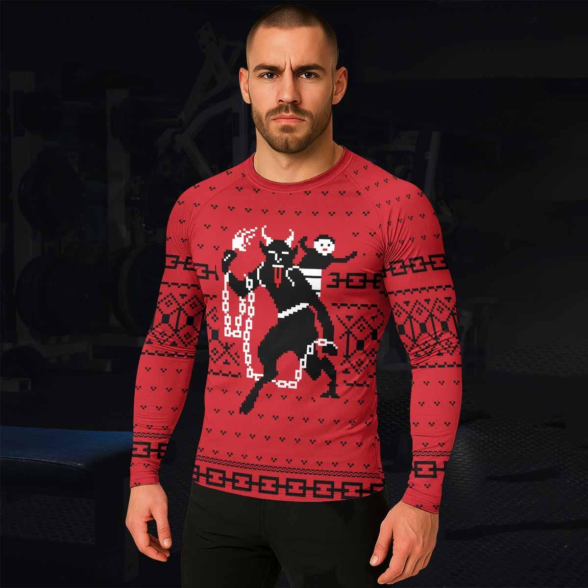 Krampus Christmas Rash Guard