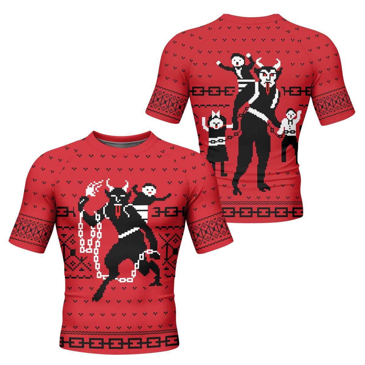 Krampus Christmas Rash Guard