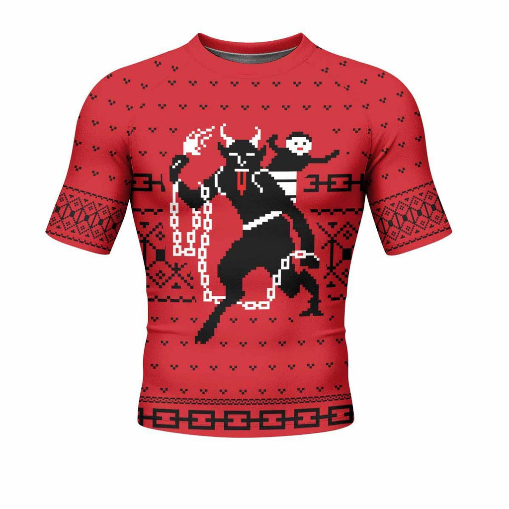Krampus Christmas Rash Guard
