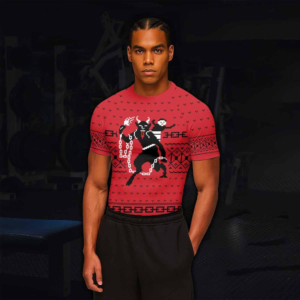 Krampus Christmas Rash Guard