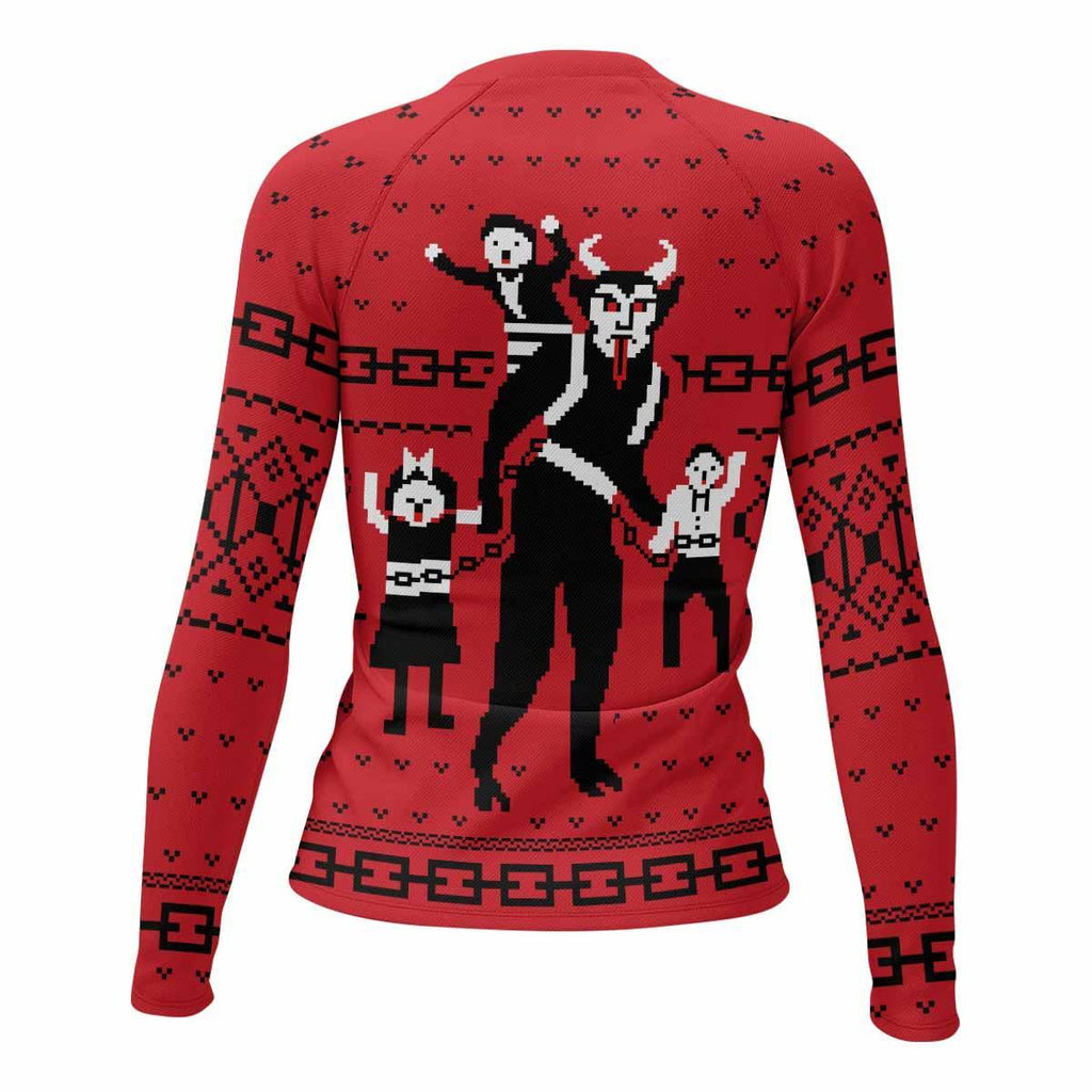 Krampus Christmas Rash Guard