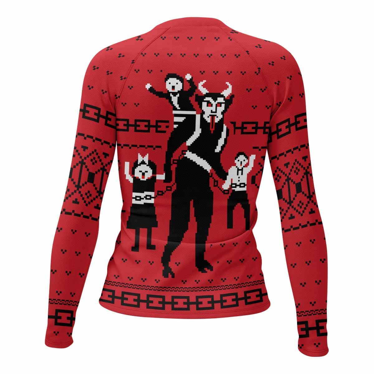 Krampus Christmas Rash Guard