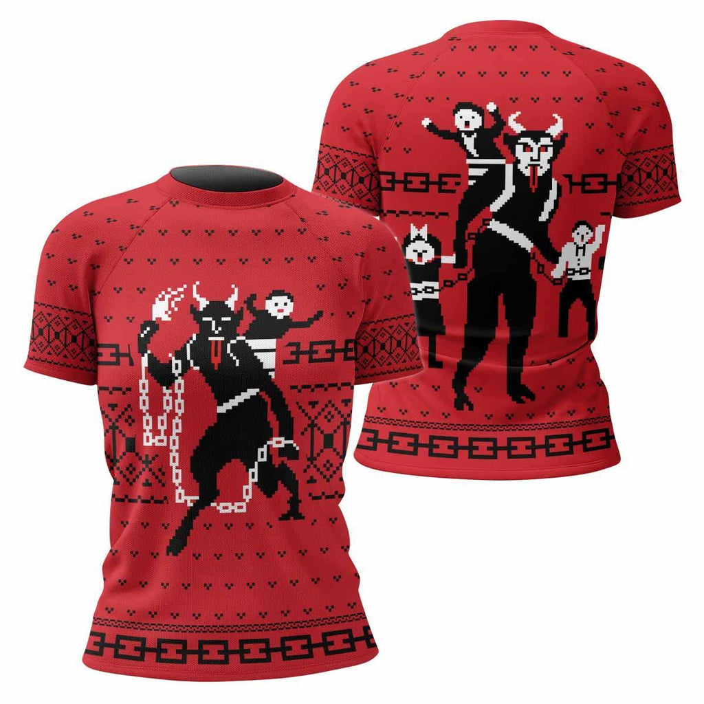 Krampus Christmas Rash Guard