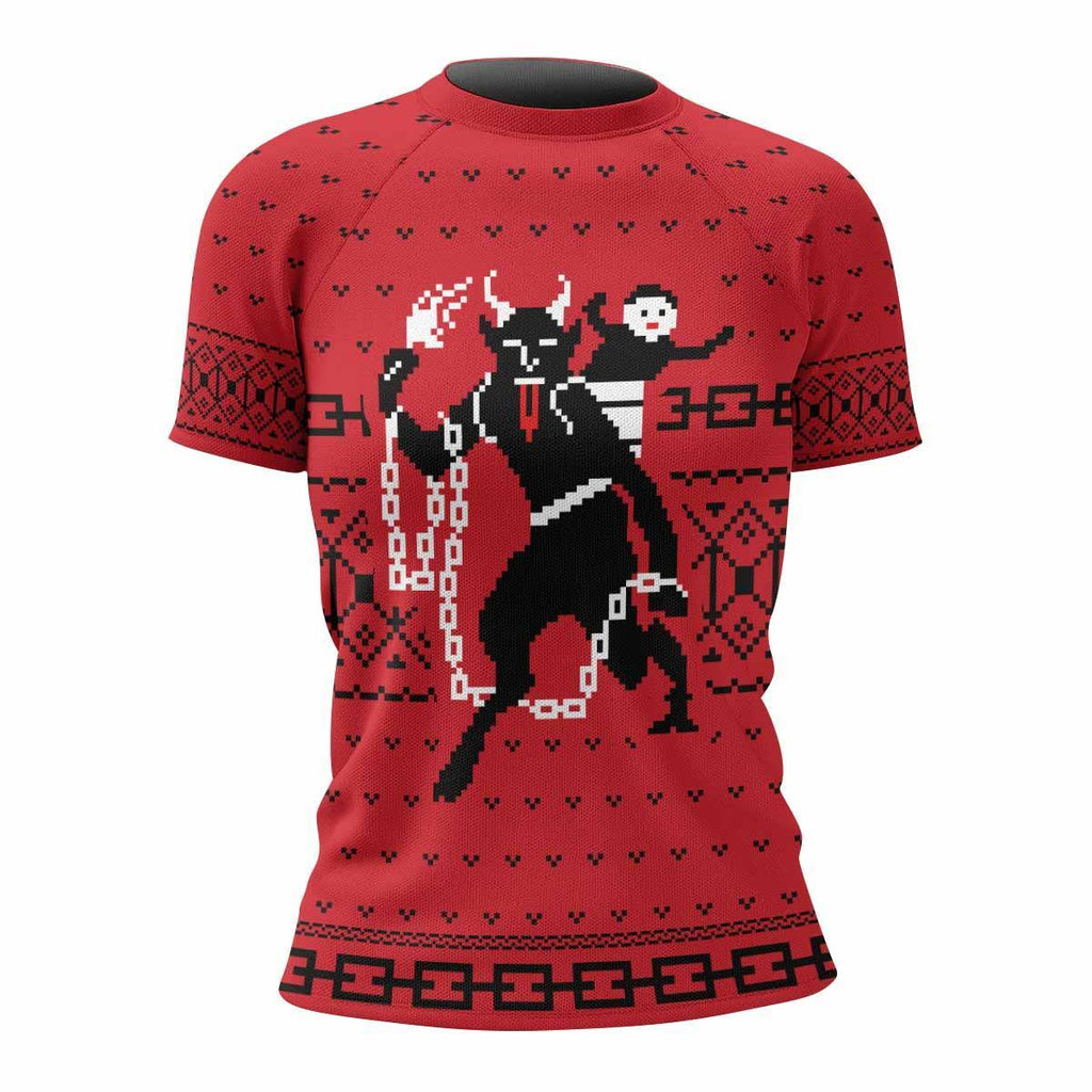 Krampus Christmas Rash Guard