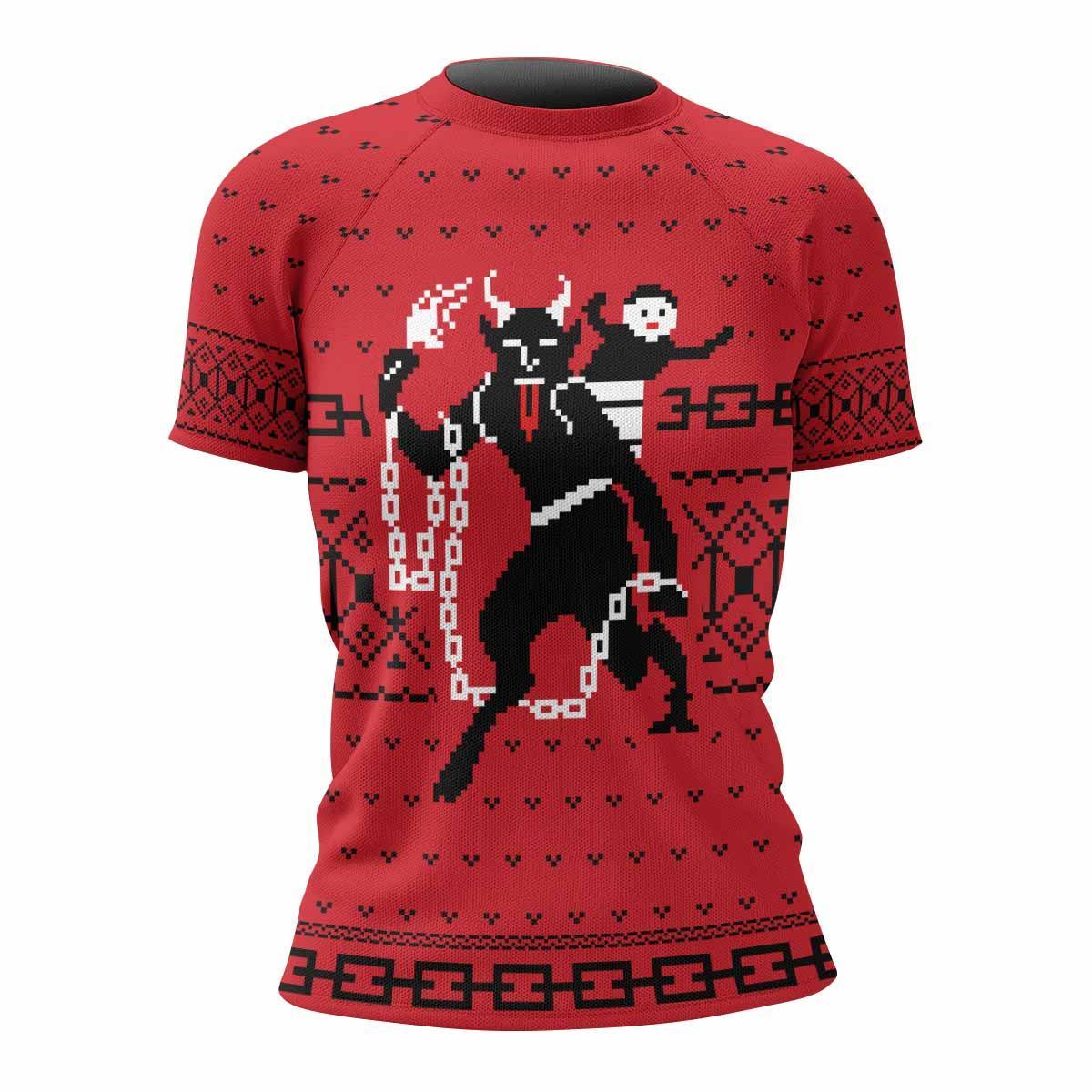 Krampus Christmas Rash Guard