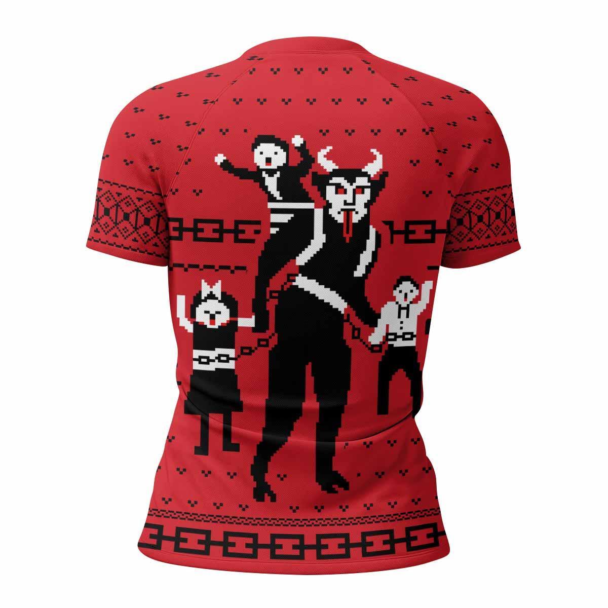 Krampus Christmas Rash Guard