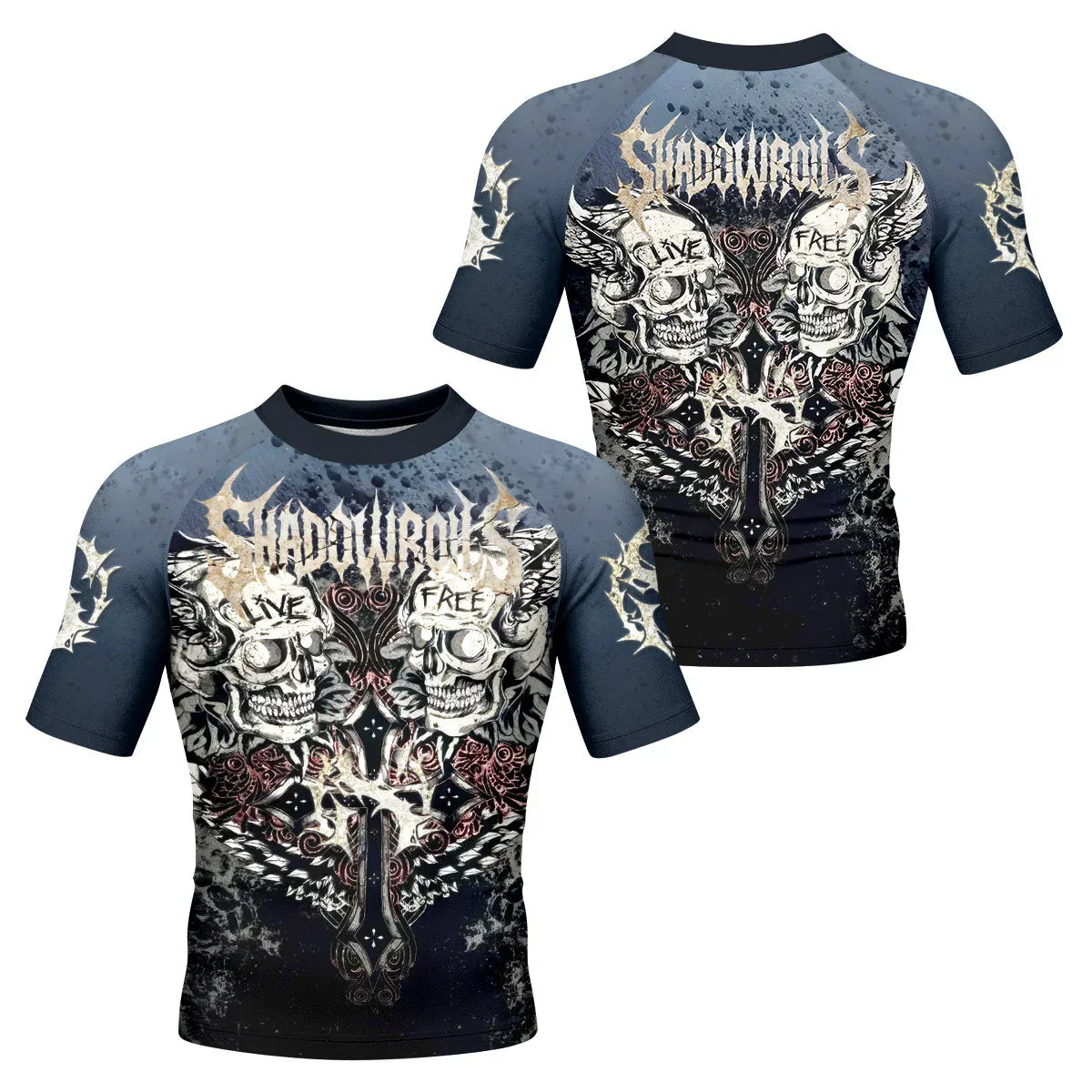 Live Free Warrior Rash Guard