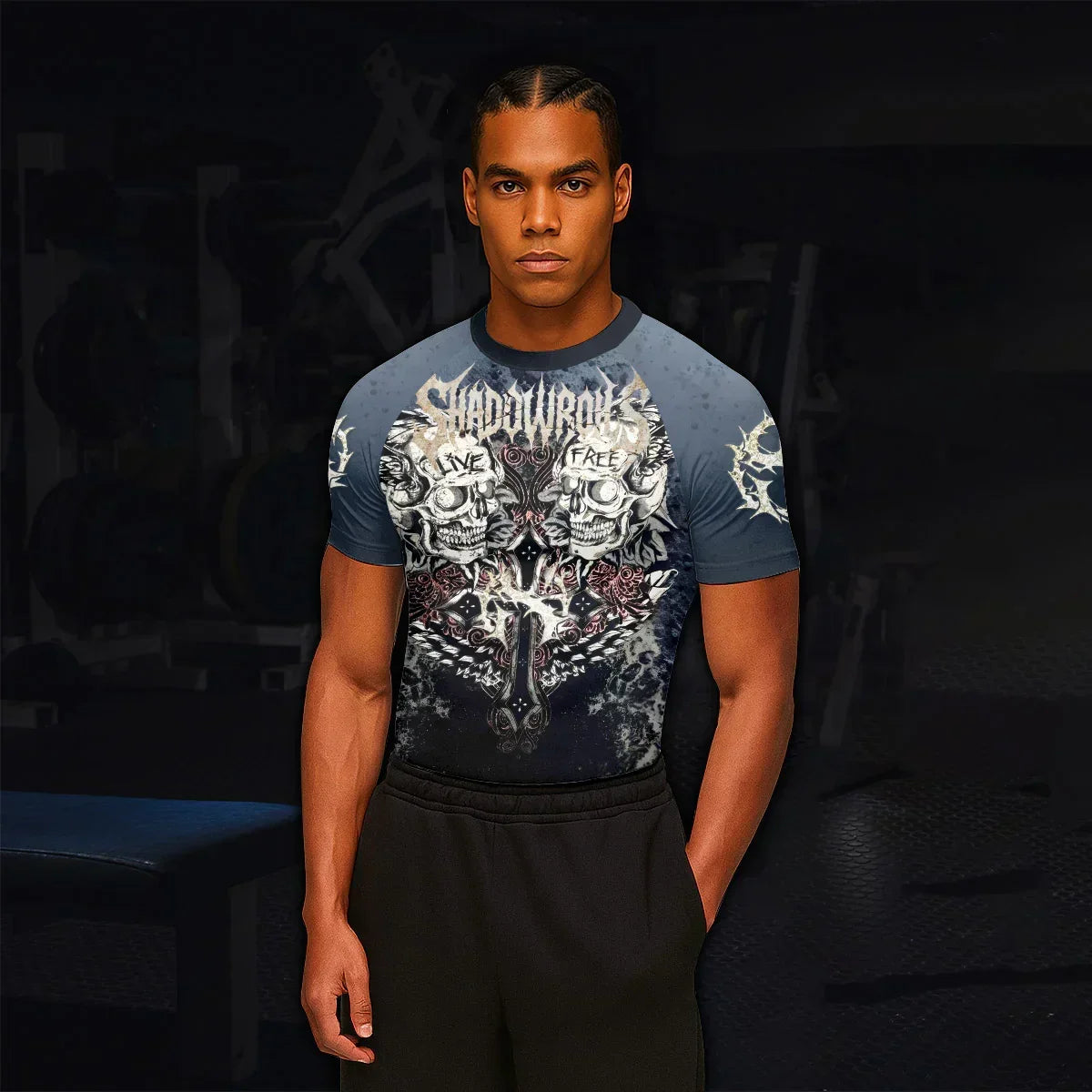 Live Free Warrior Rash Guard