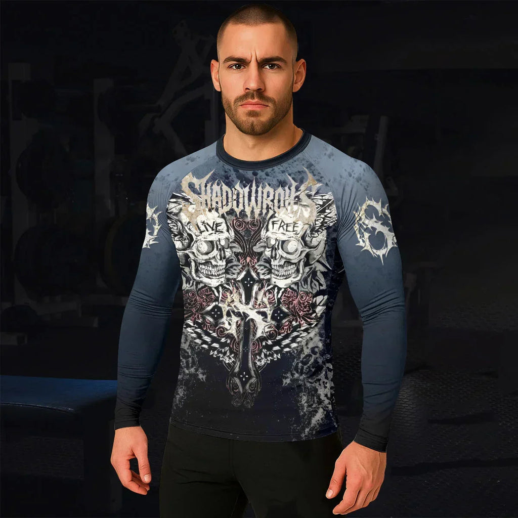 Live Free Warrior Rash Guard