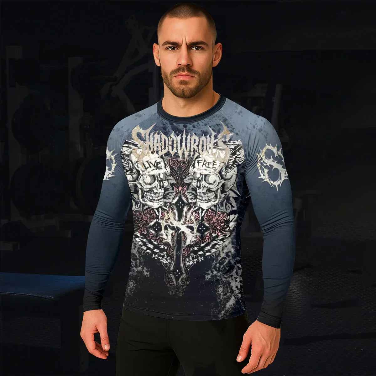 Live Free Warrior Rash Guard