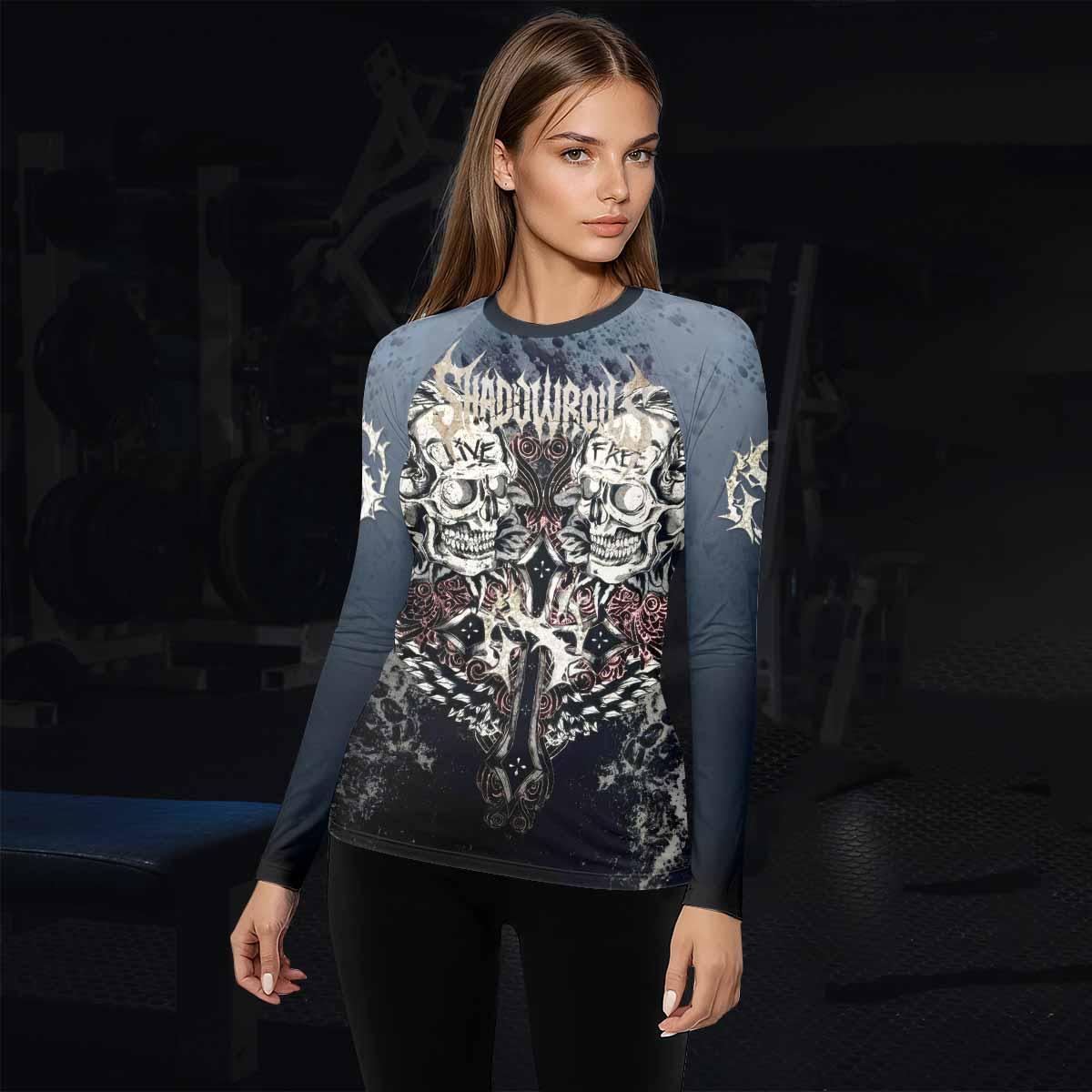 Live Free Warrior Rash Guard