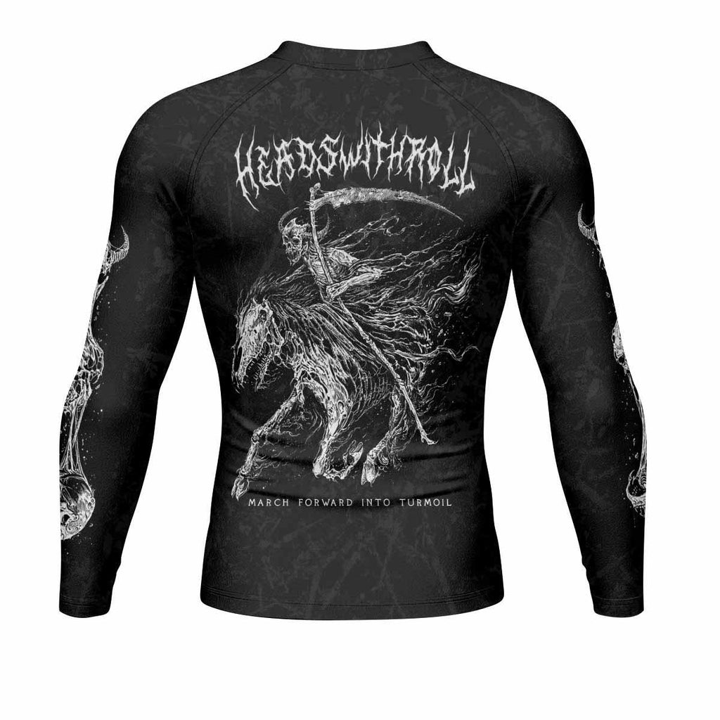 March Into Turmoil Rash Guard