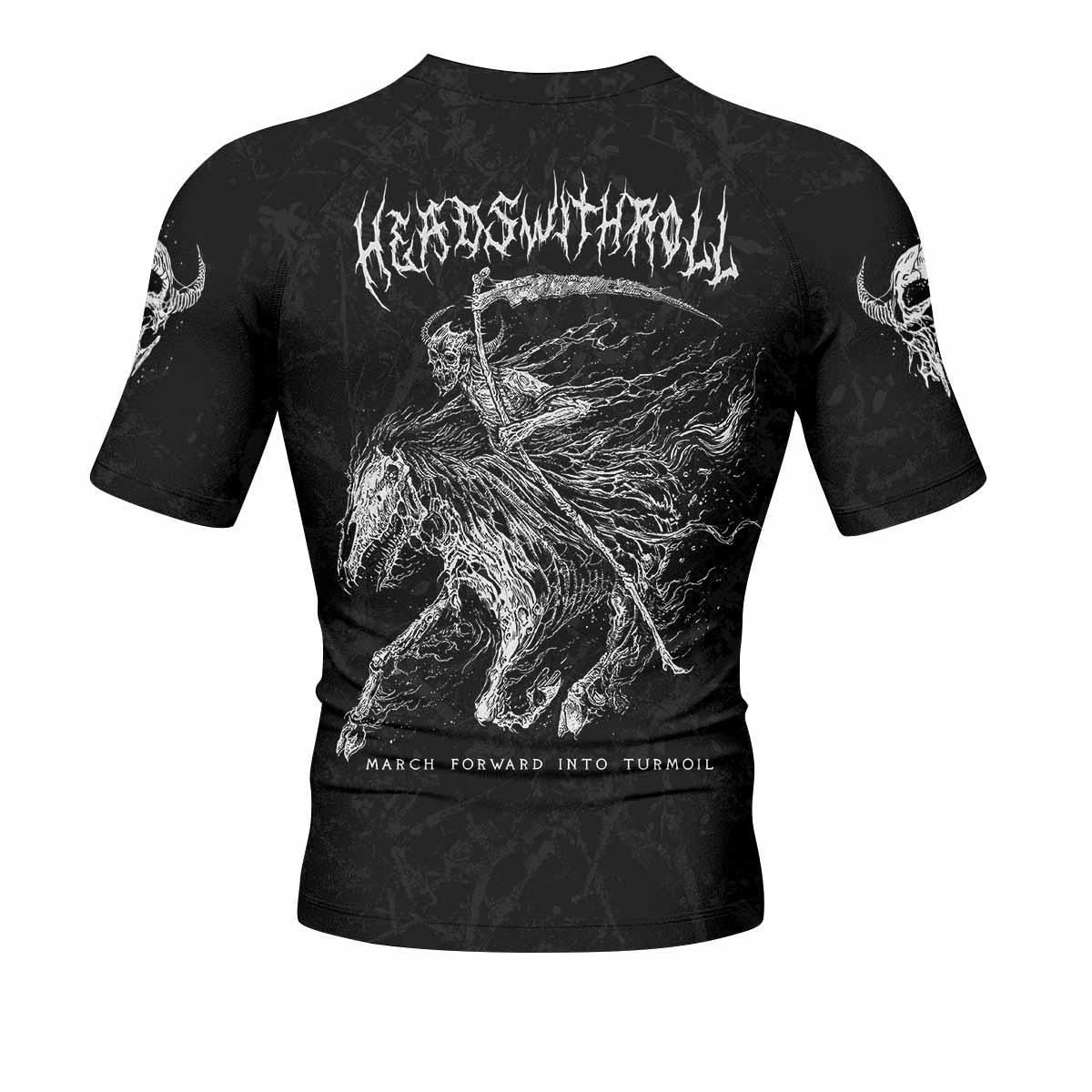 March Into Turmoil Rash Guard