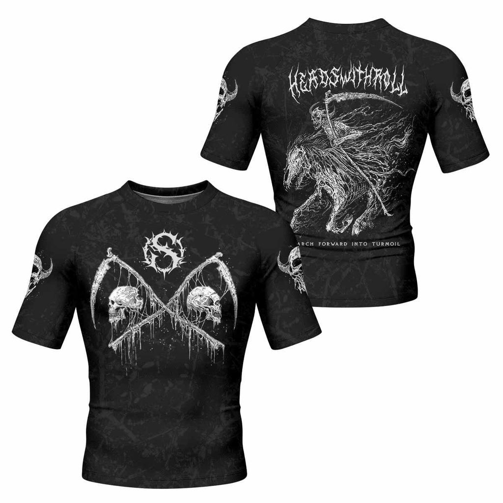 March Into Turmoil Rash Guard