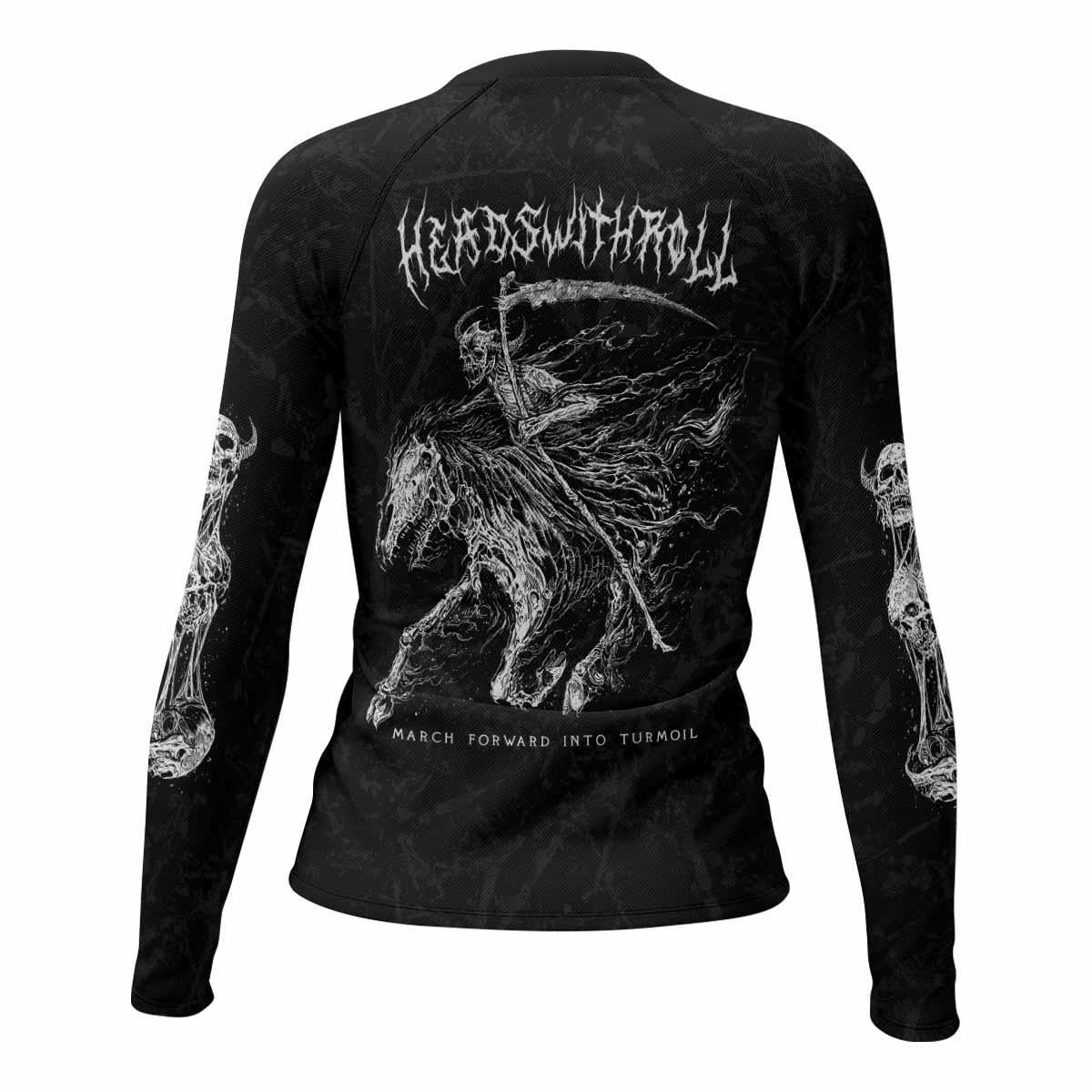 March Into Turmoil Rash Guard