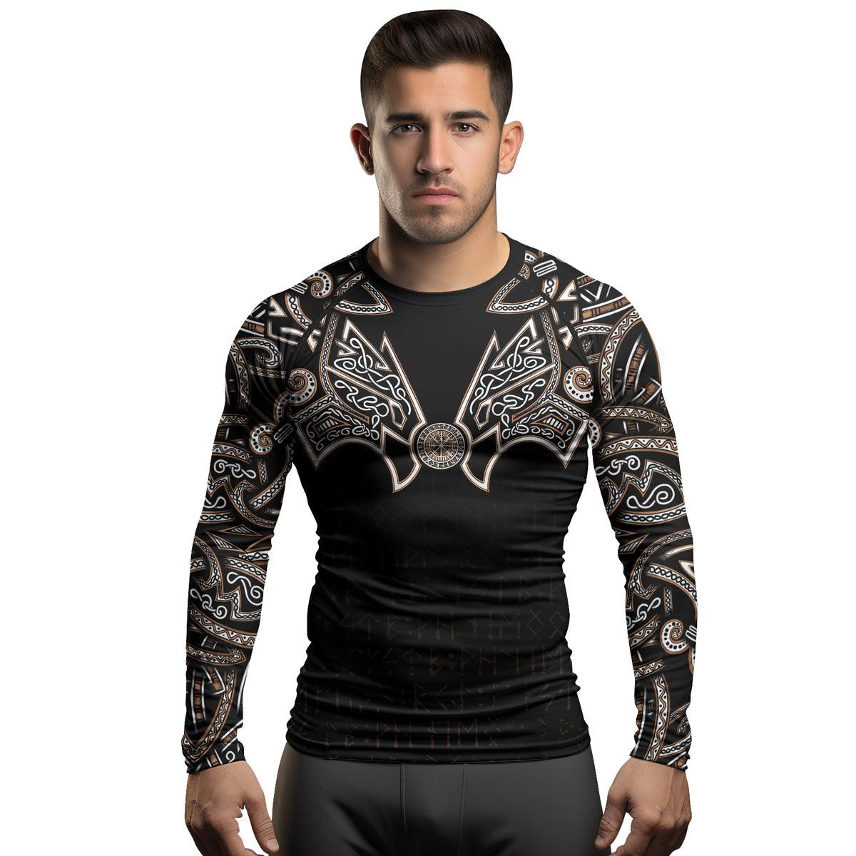 Rashninja Thor's Hammer Ranked Men's Long Sleeve Rash Guard