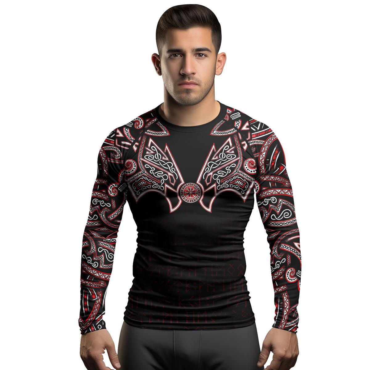 Rashninja Thor's Hammer Ranked Men's Long Sleeve Rash Guard