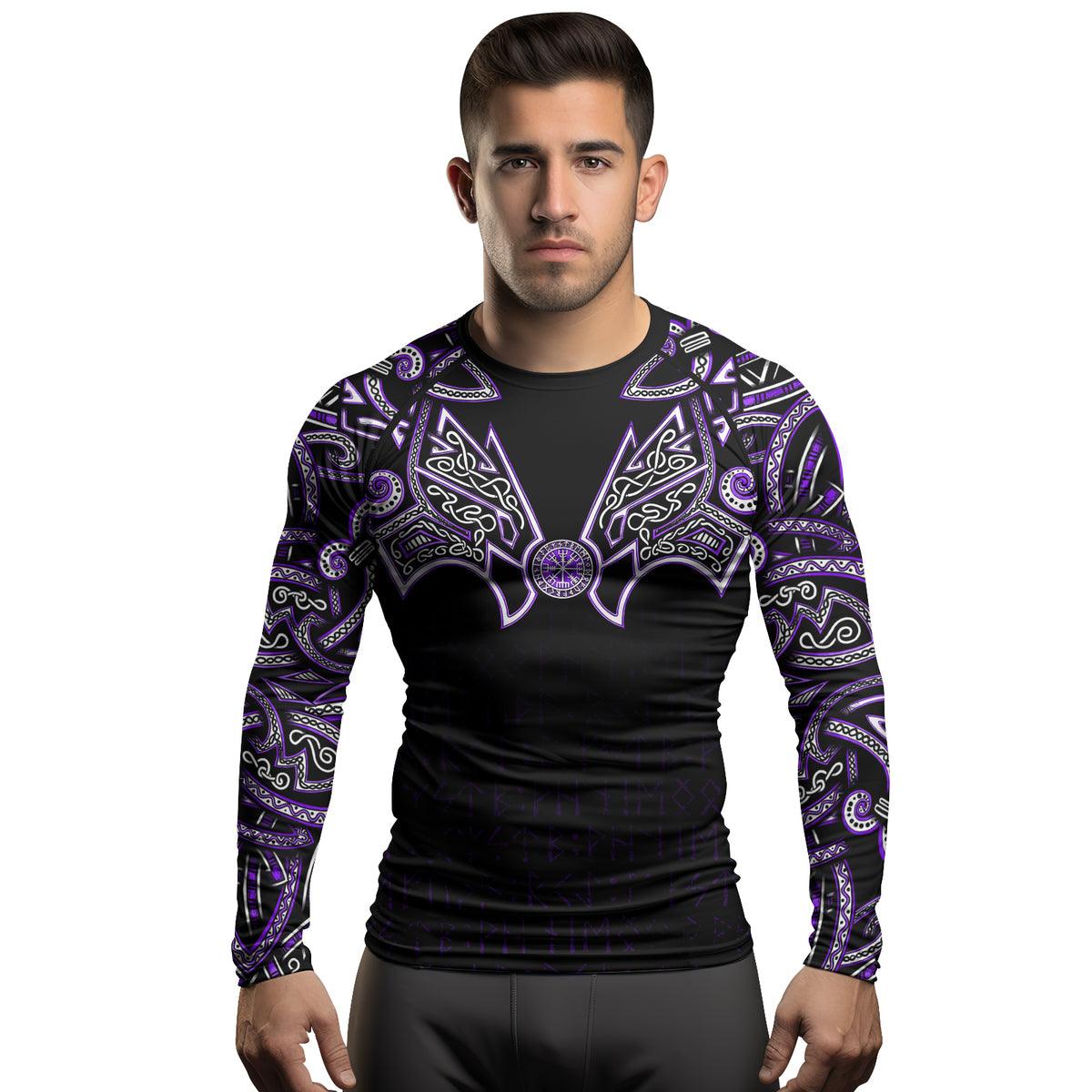 Rashninja Thor's Hammer Ranked Men's Long Sleeve Rash Guard
