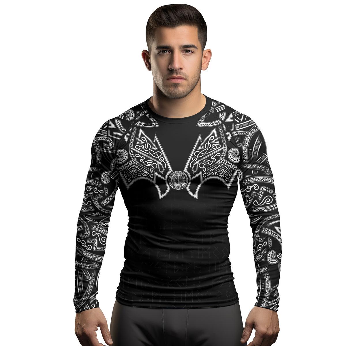 Rashninja Thor's Hammer Ranked Men's Long Sleeve Rash Guard